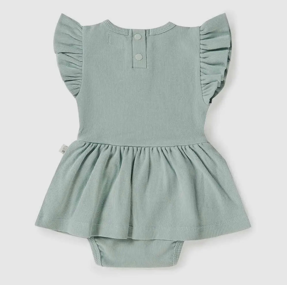 Sage Green Bodysuit Dress