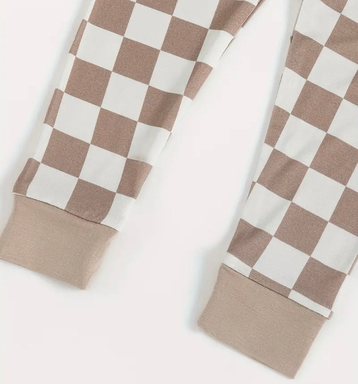 Bamboo 2 Piece Toddler Checkerboard Pajamas