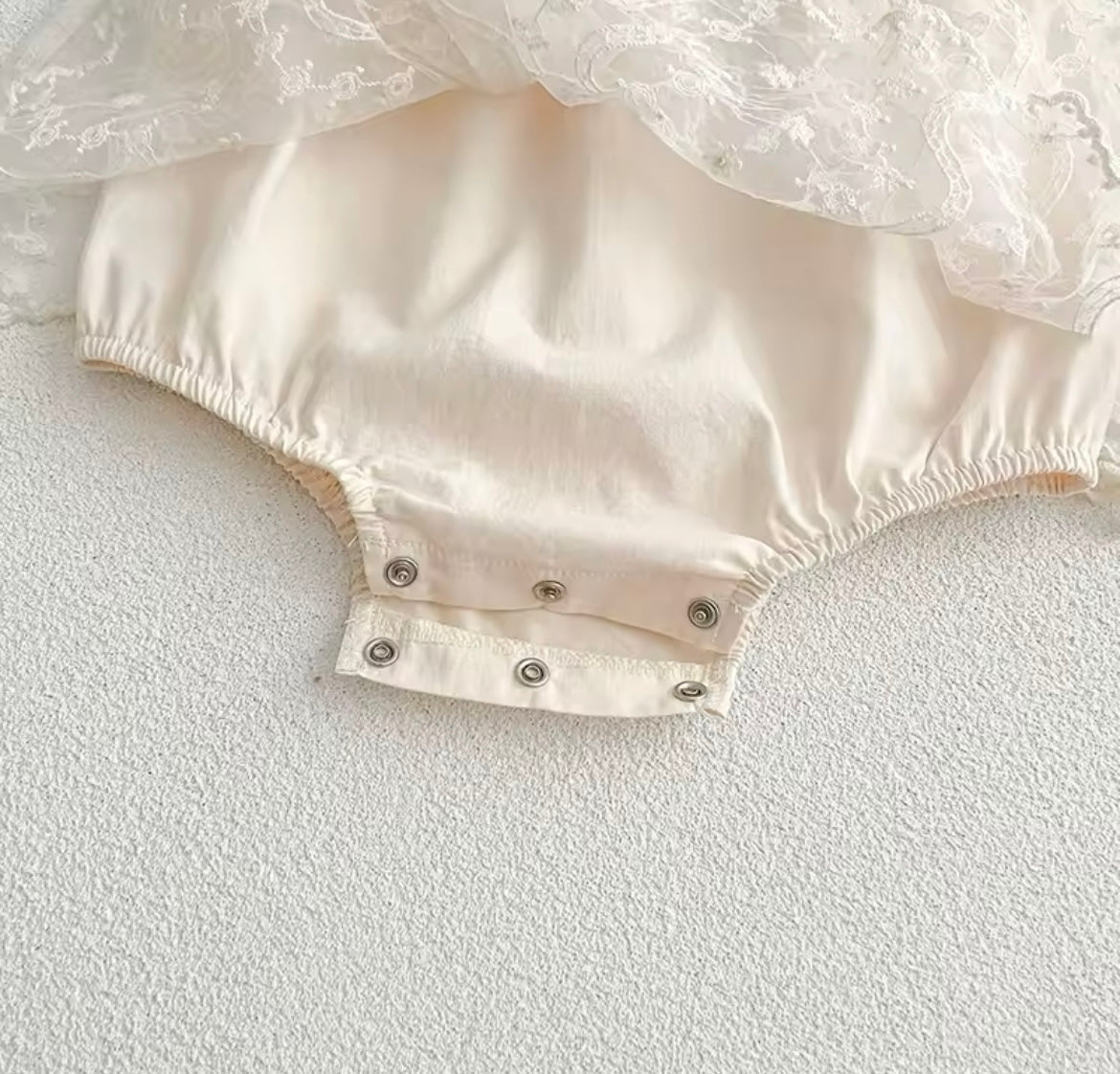 Girl Tutu Lace Cream Dress