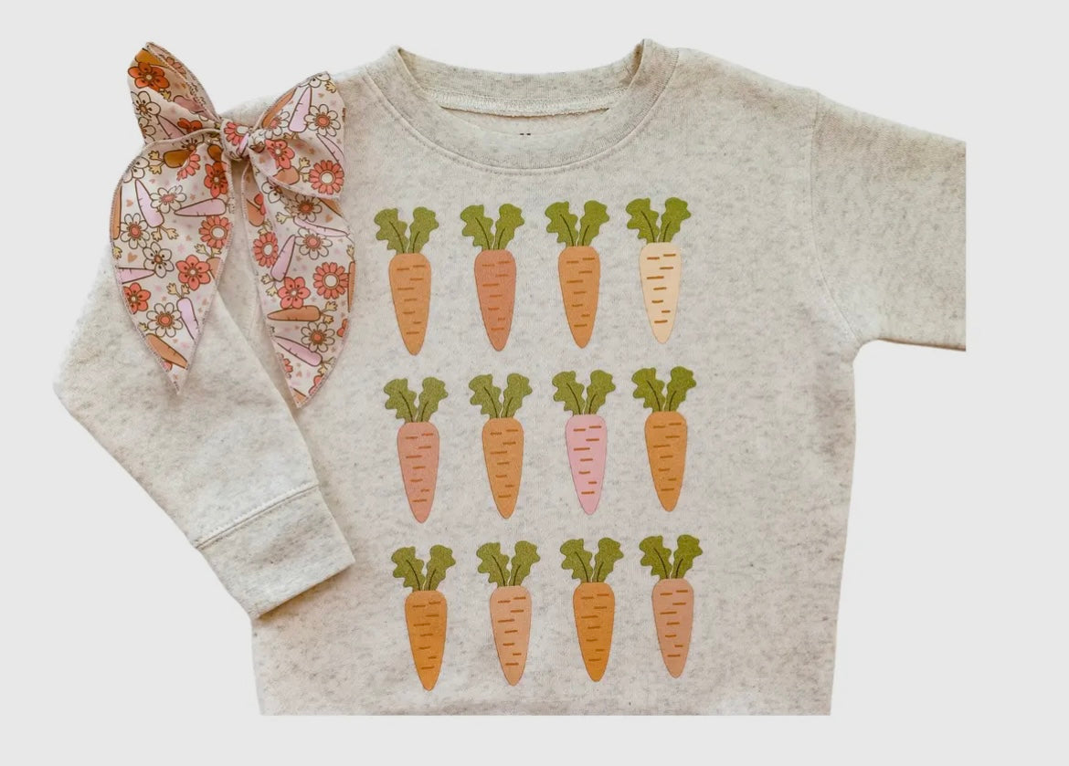Kids Easter Carrots Sweatshirt