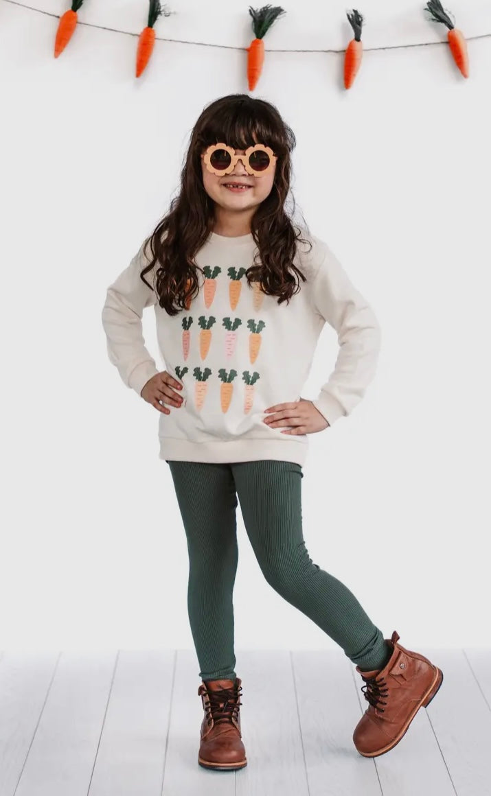 Kids Easter Carrots Sweatshirt
