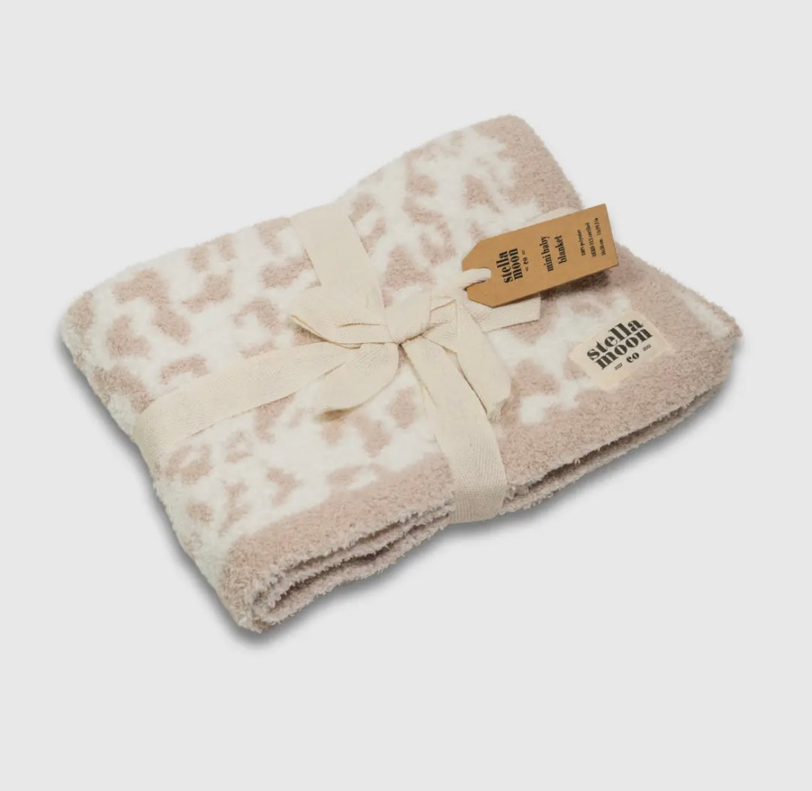 Chenille Luxe Checkered Mini Baby Blanket