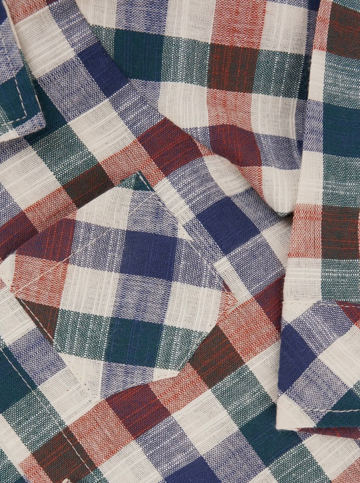 Boy Fall Vintage Plaid Button Up Shirt