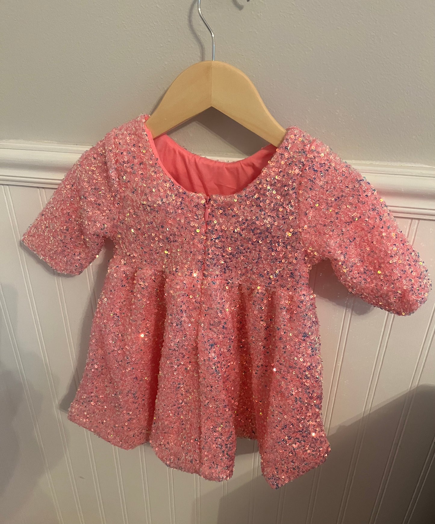 Pink & Purple Sequin Dress