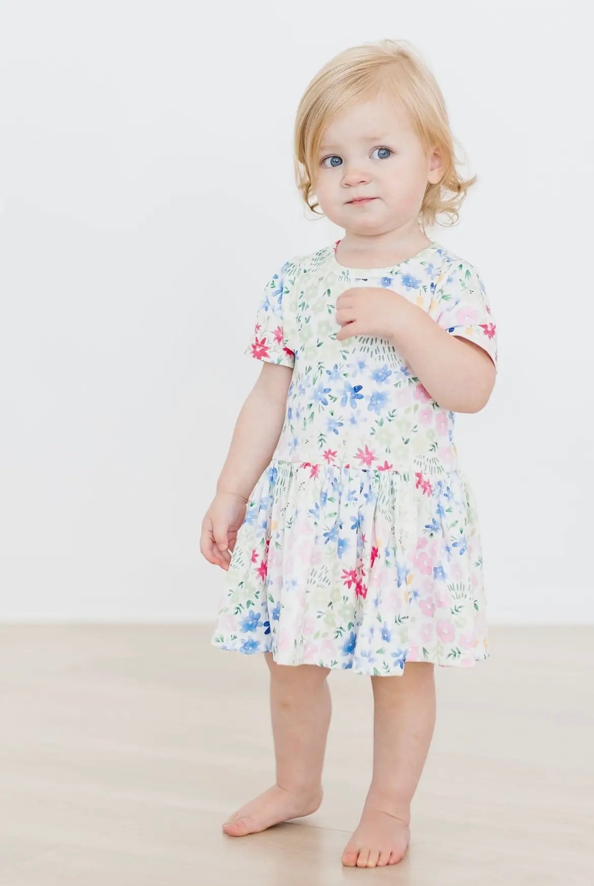Baby Girl Sunshine Meadows Twirl Bodysuit