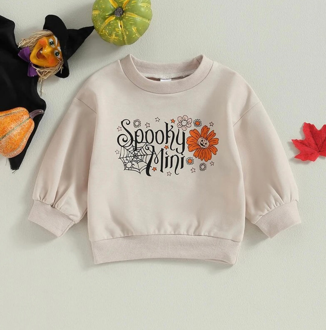 Girl Spooky Halloween Sweatshirt