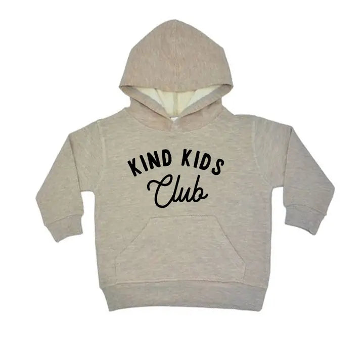 Kind Kids Club Grey Hooded Sweatshirt