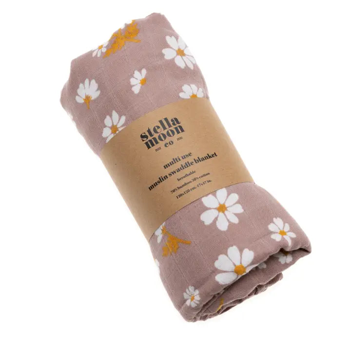 Cotton Muslin Swaddle Baby Blankets
