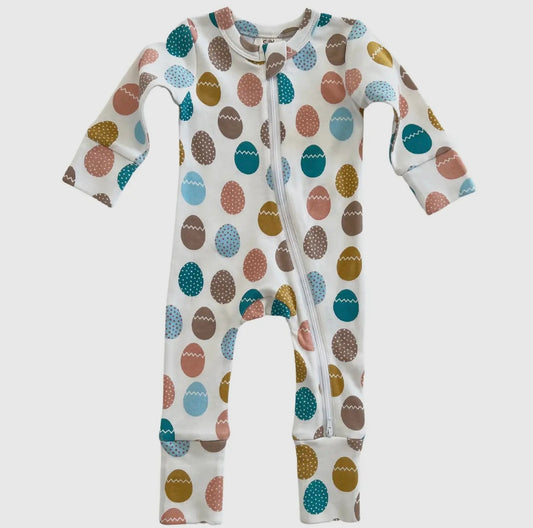 Easter Egg Hunt 2 Way Zip Romper