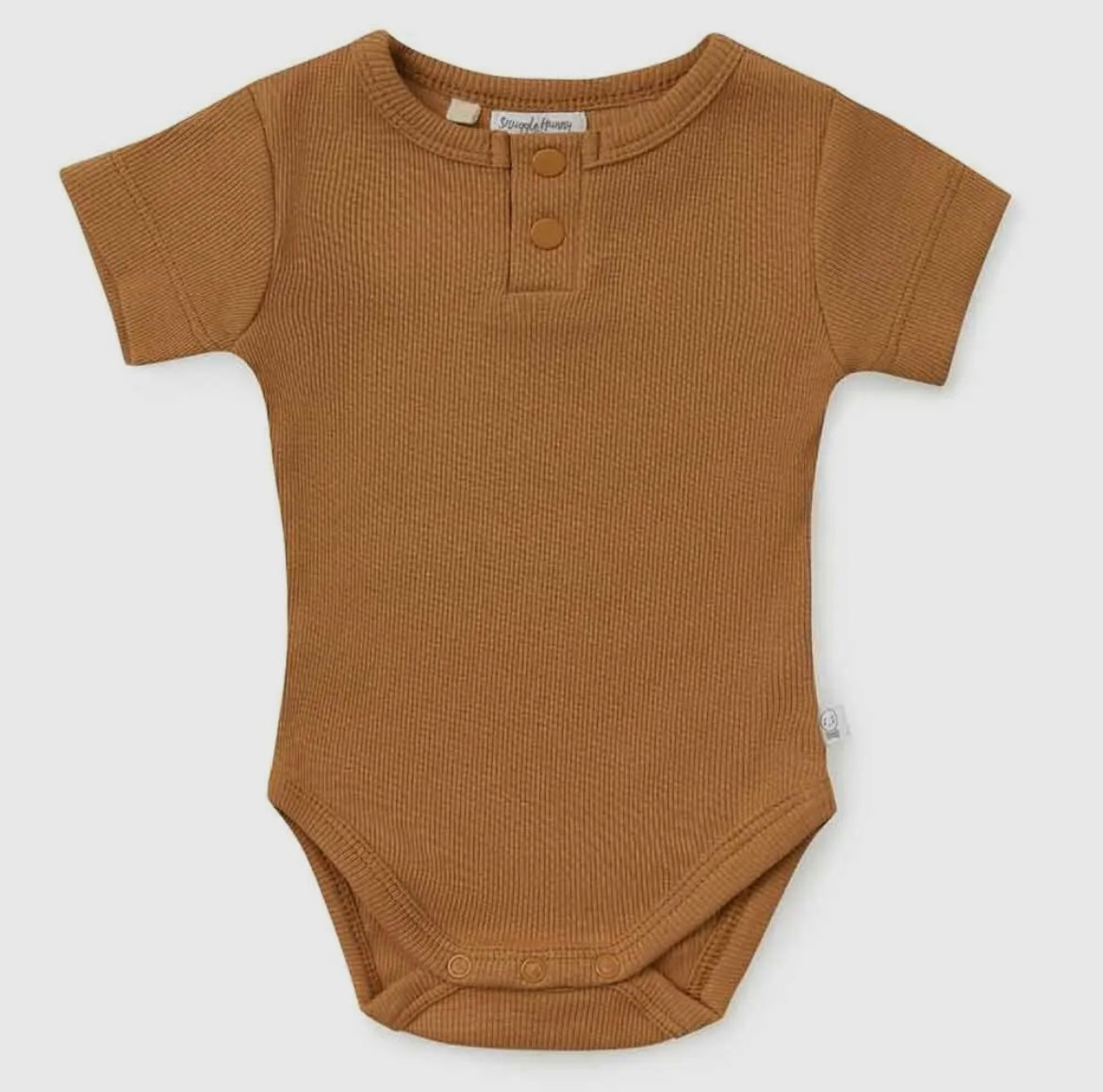 Rust Ribbed Bodysuit