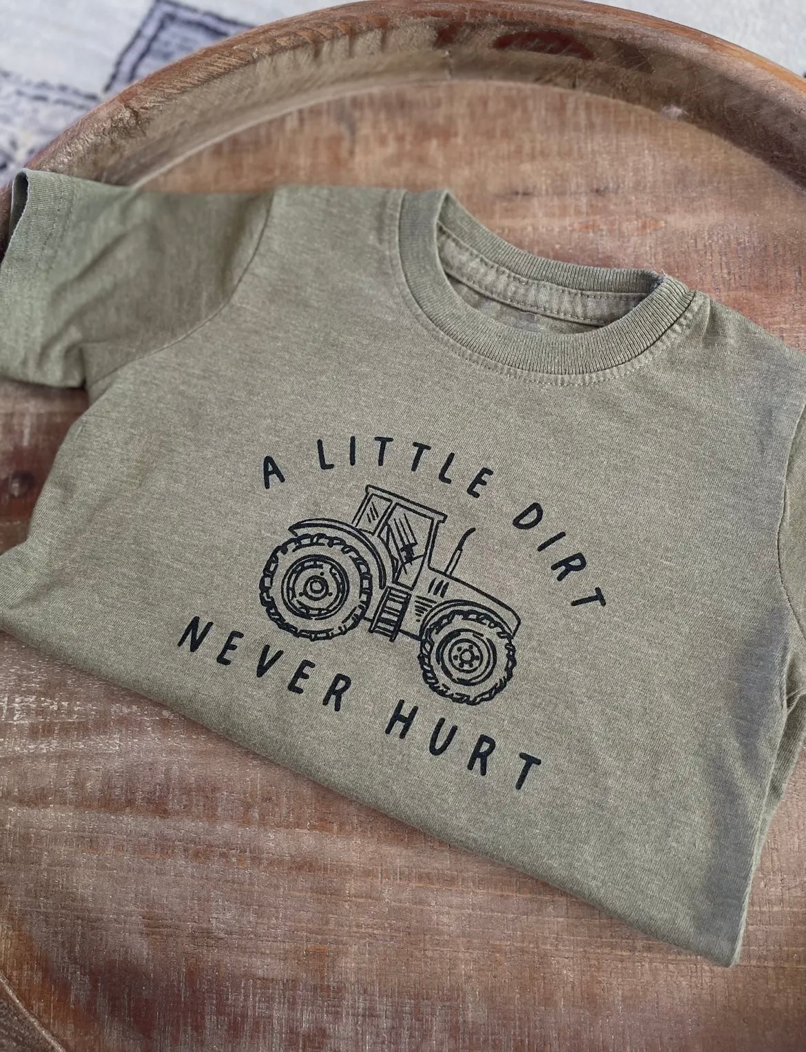 Army Green Tractor T-Shirt