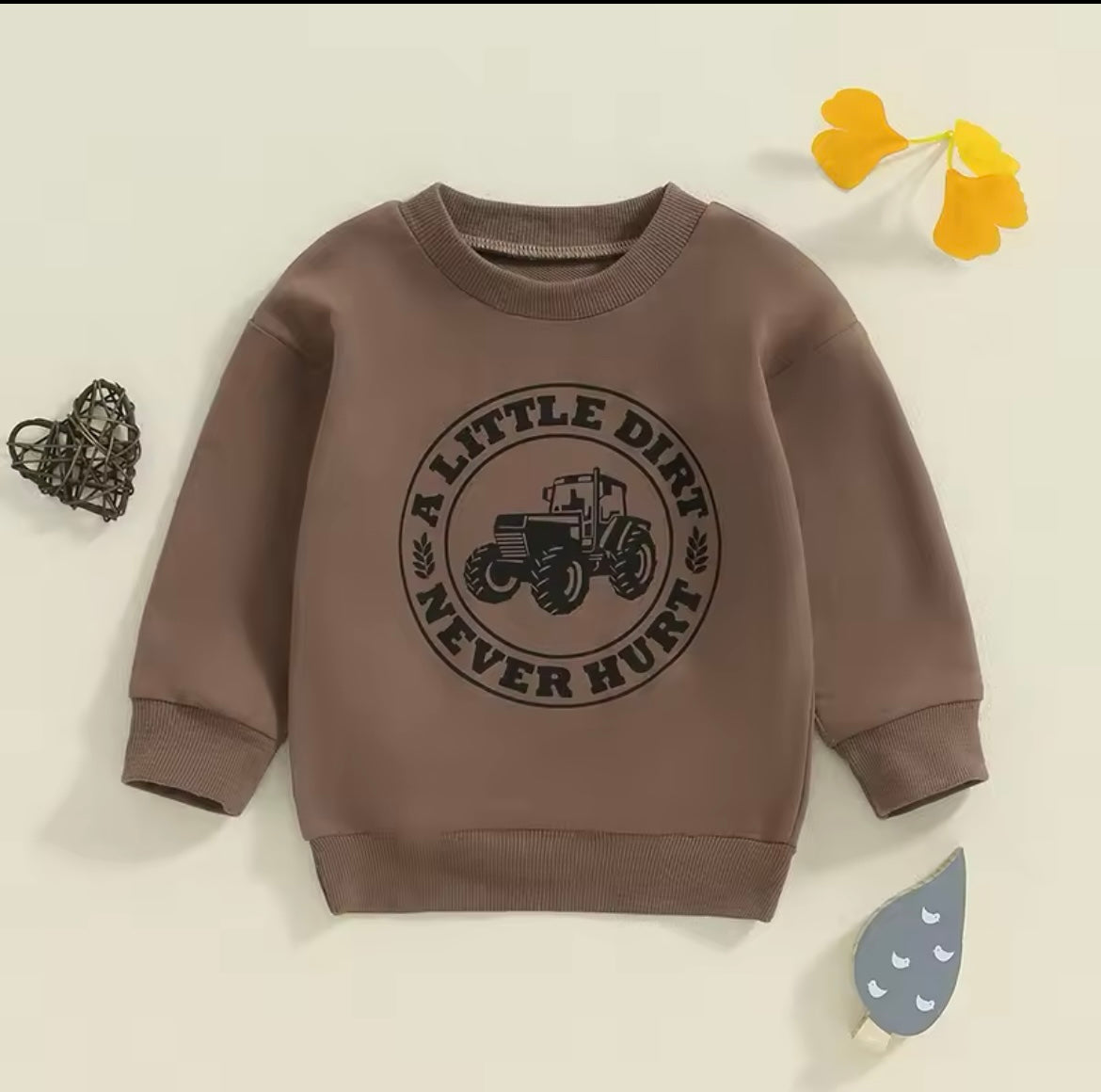 Brown Tractor Sweatshirt