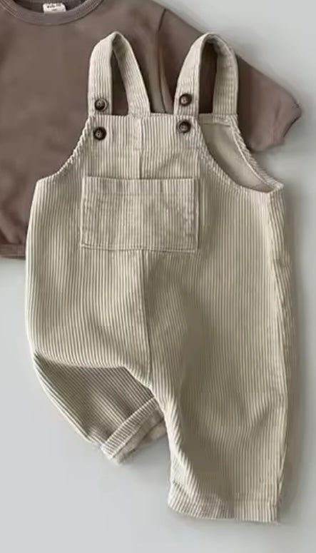 Corduroy Suspender Pant