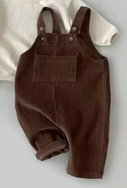 Corduroy Suspender Pant