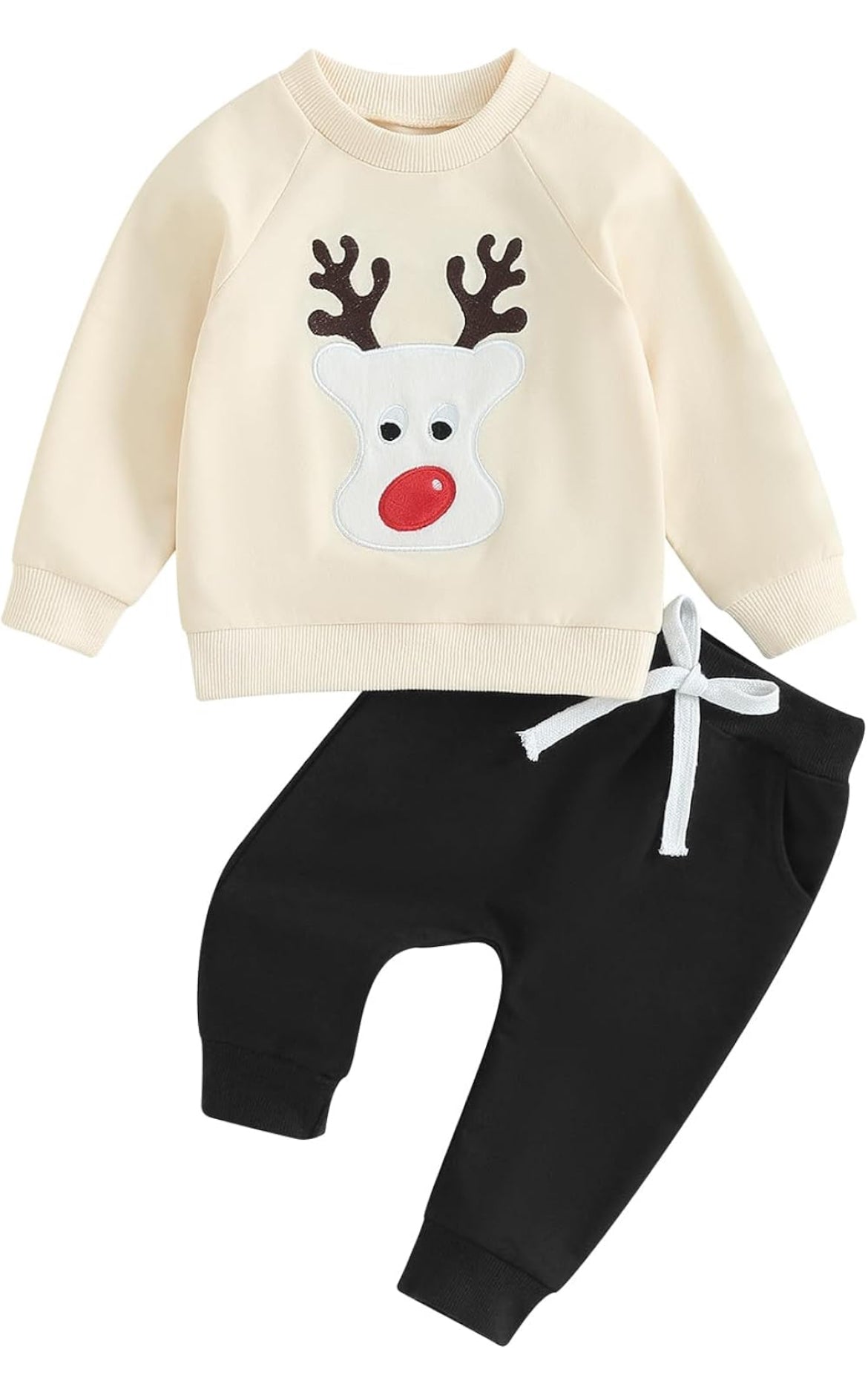 Christmas Reindeer Sweatshirt & Pant Set