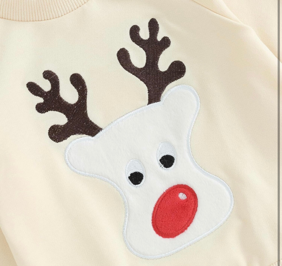 Christmas Reindeer Sweatshirt & Pant Set