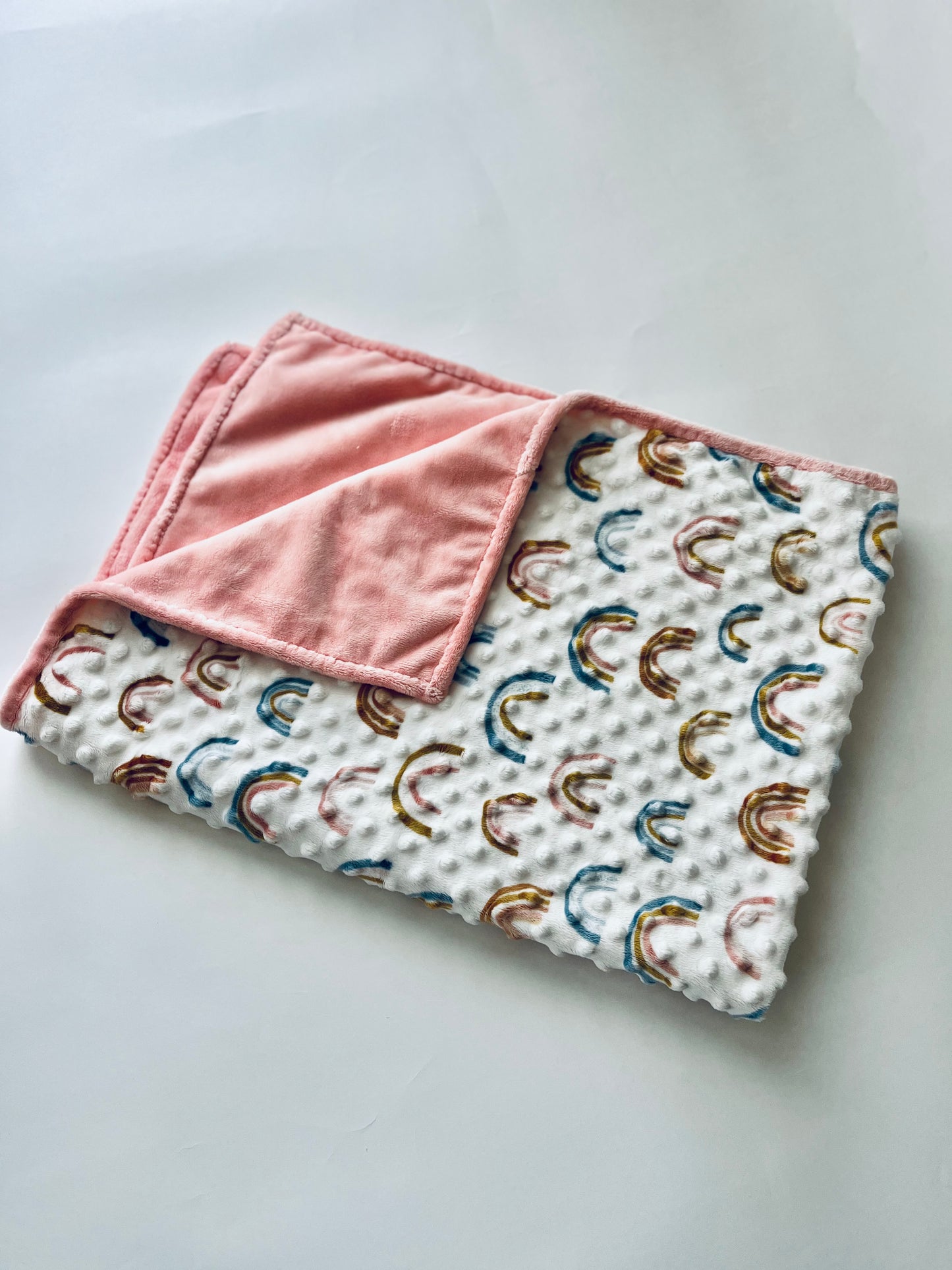 Minky Double sided Baby Blankets