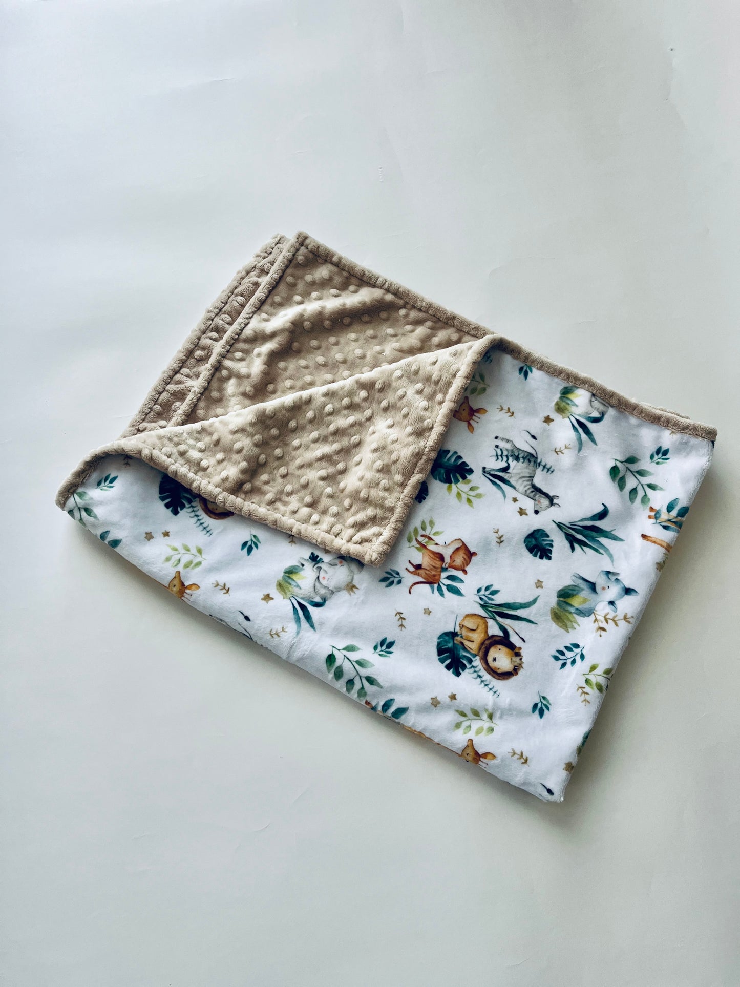 Minky Double sided Baby Blankets