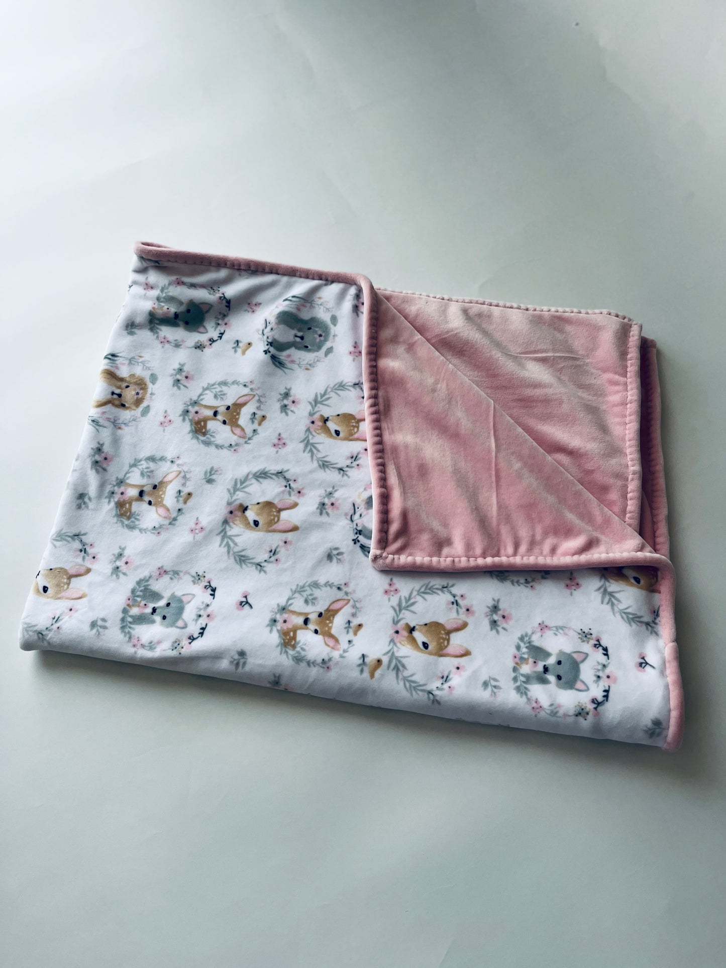 Minky Double sided Baby Blankets