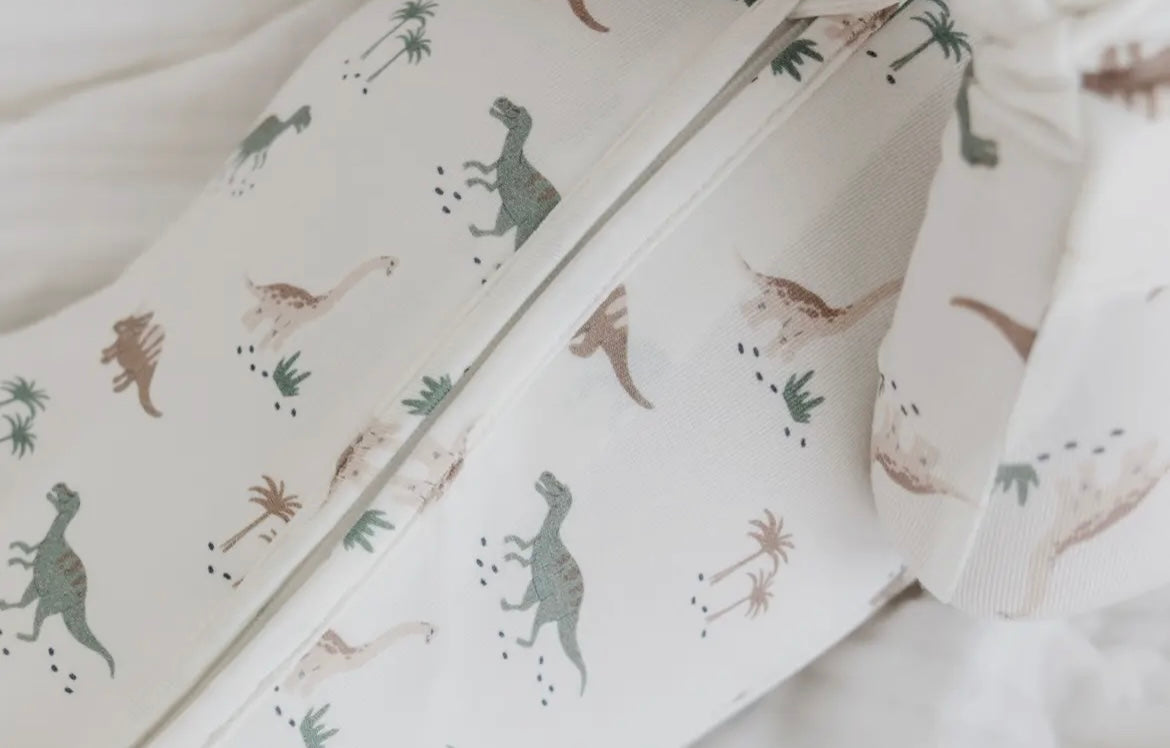 Boy Dinosaur Bamboo Footie Zipper Sleeper