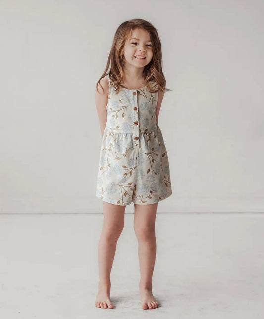 Toddler Hydrangea Print Tank Romper