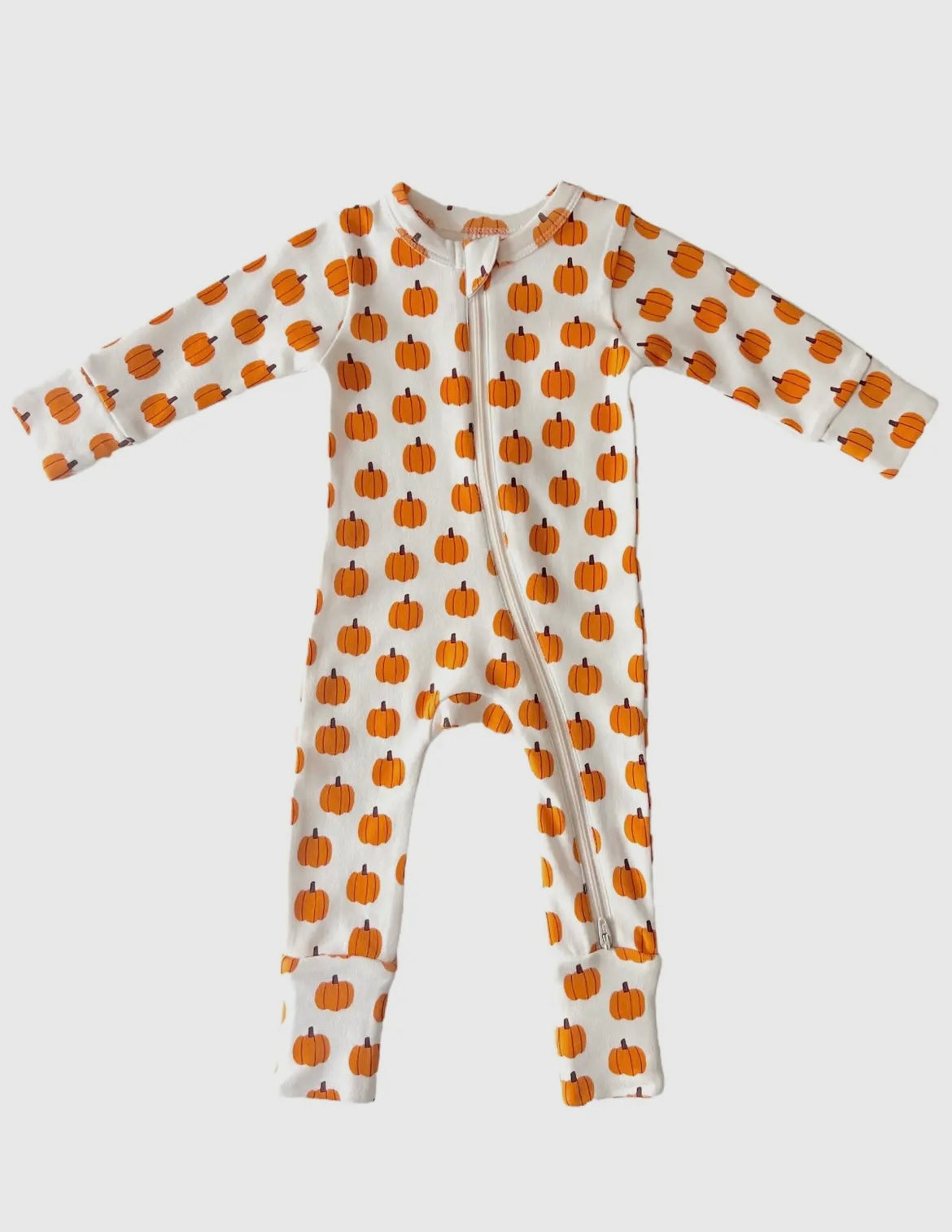 Pumpkin 2 Way Zip Romper