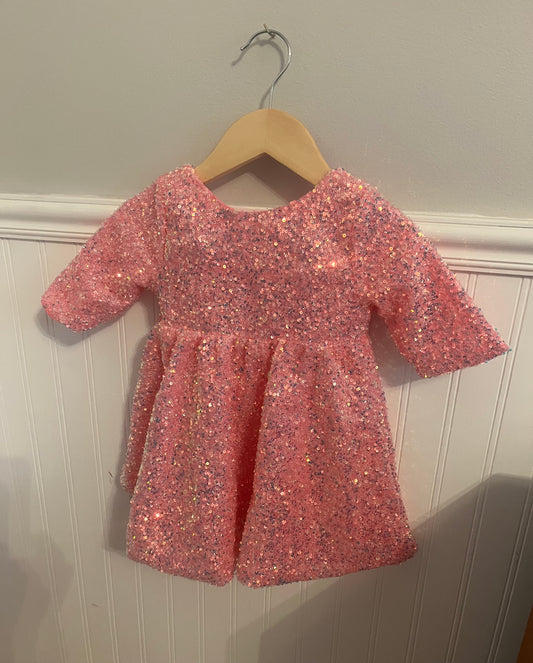 Pink & Purple Sequin Dress