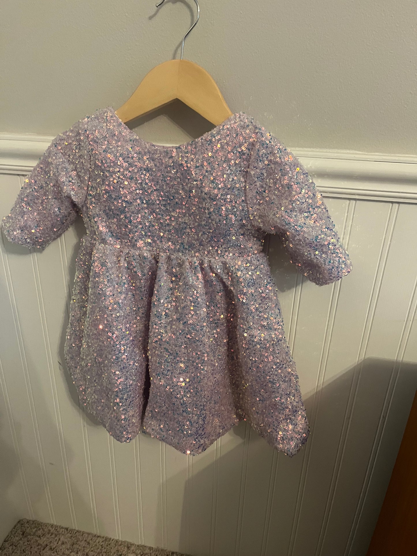 Pink & Purple Sequin Dress