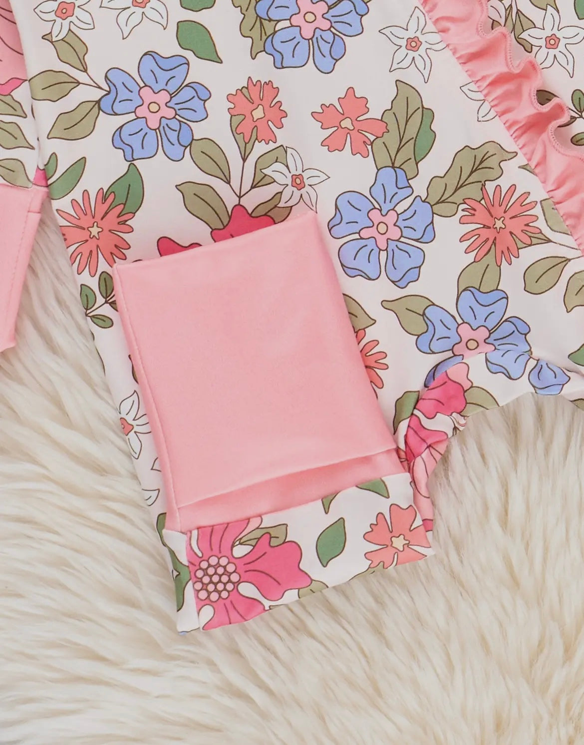 Girl Petal Dreams Ruffle Sleeper Pajamas