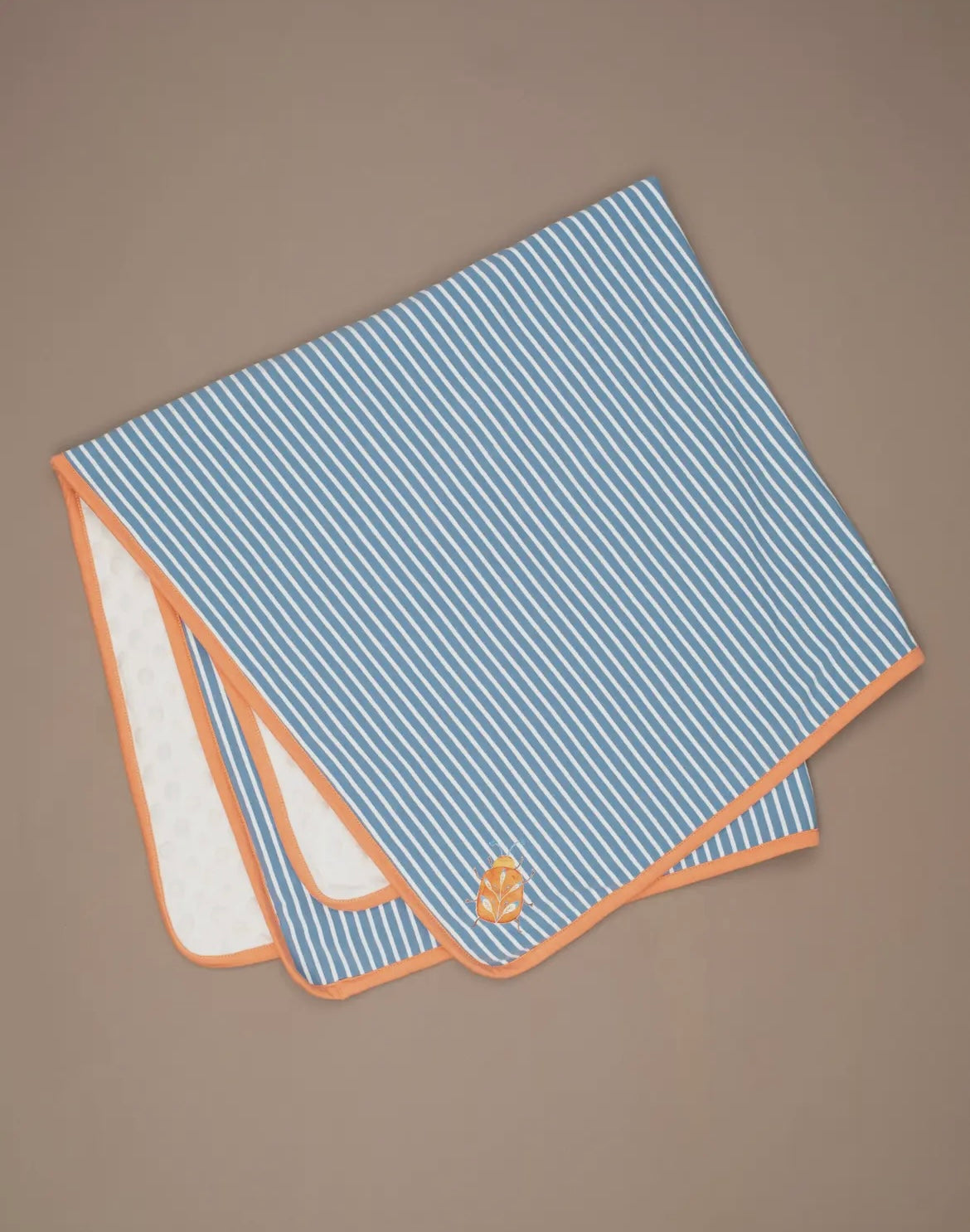 2 sided Minky & Cotton Baby Blanket