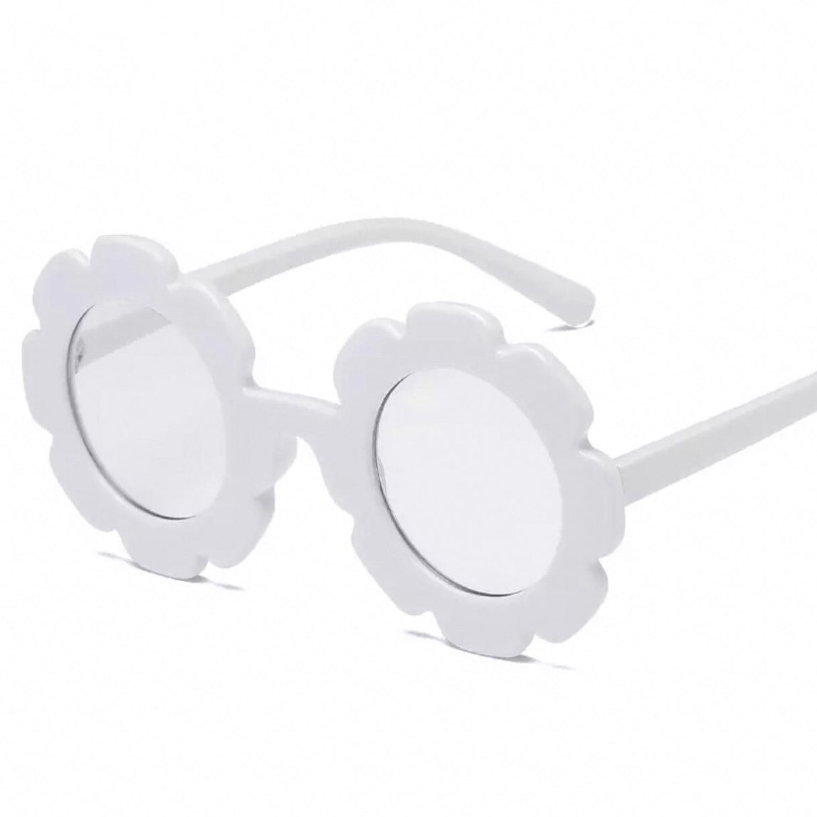 Baby/Toddler White Flower Sunglasses, Baby Girl