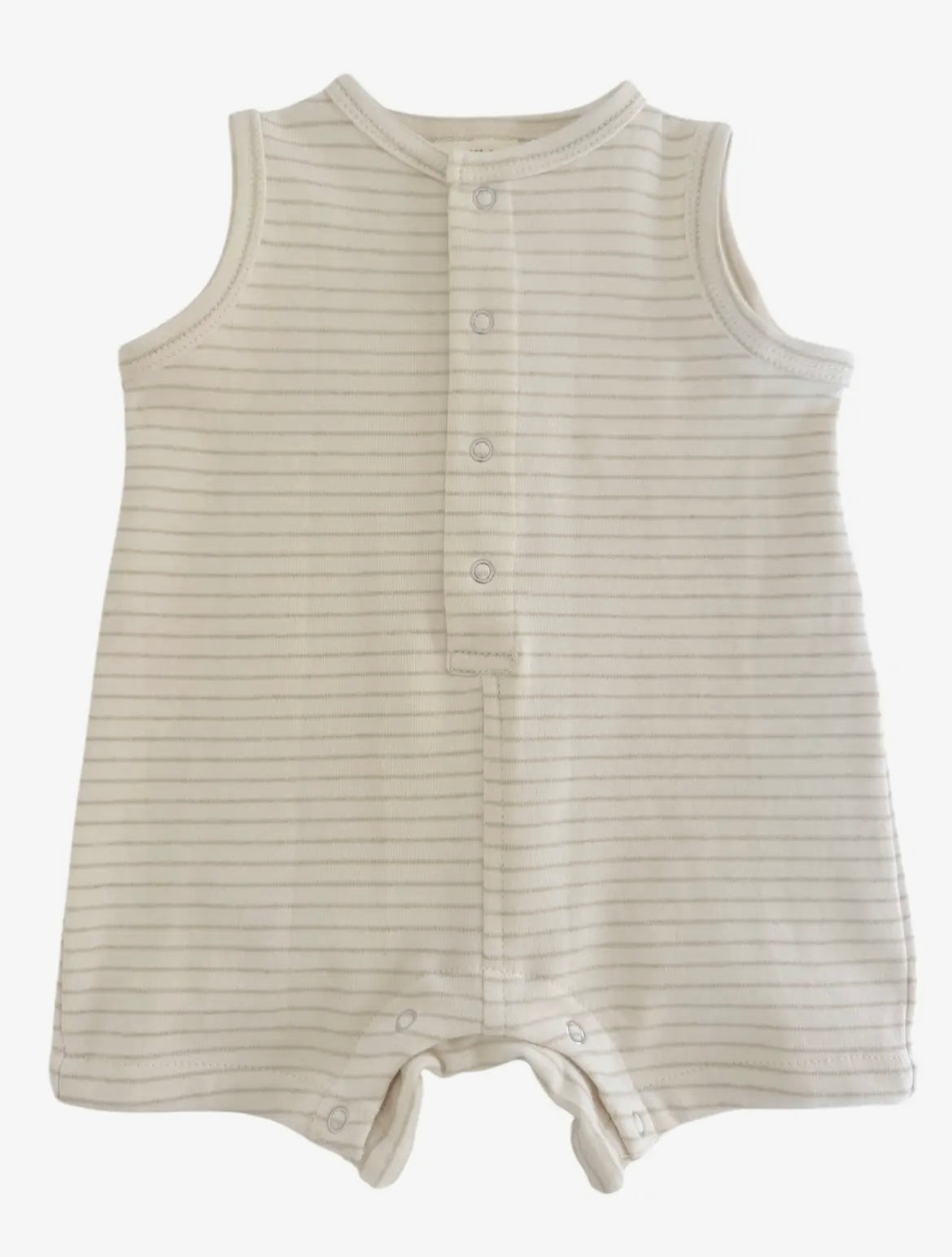 Baby Boy Sage Stripe Shortie