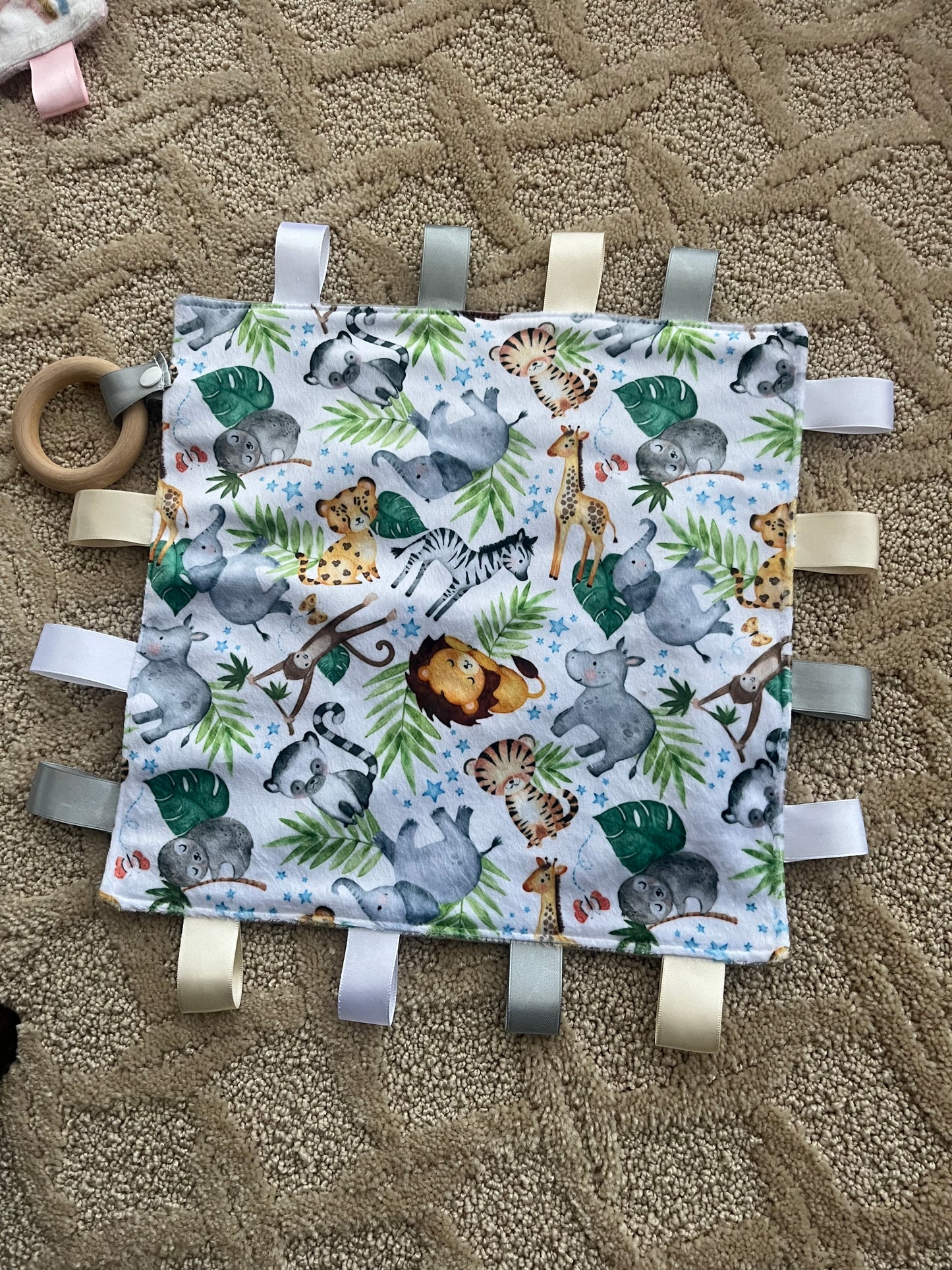 Minky Tag Blanket