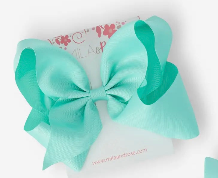 Grosgrain Hair Bow Clip