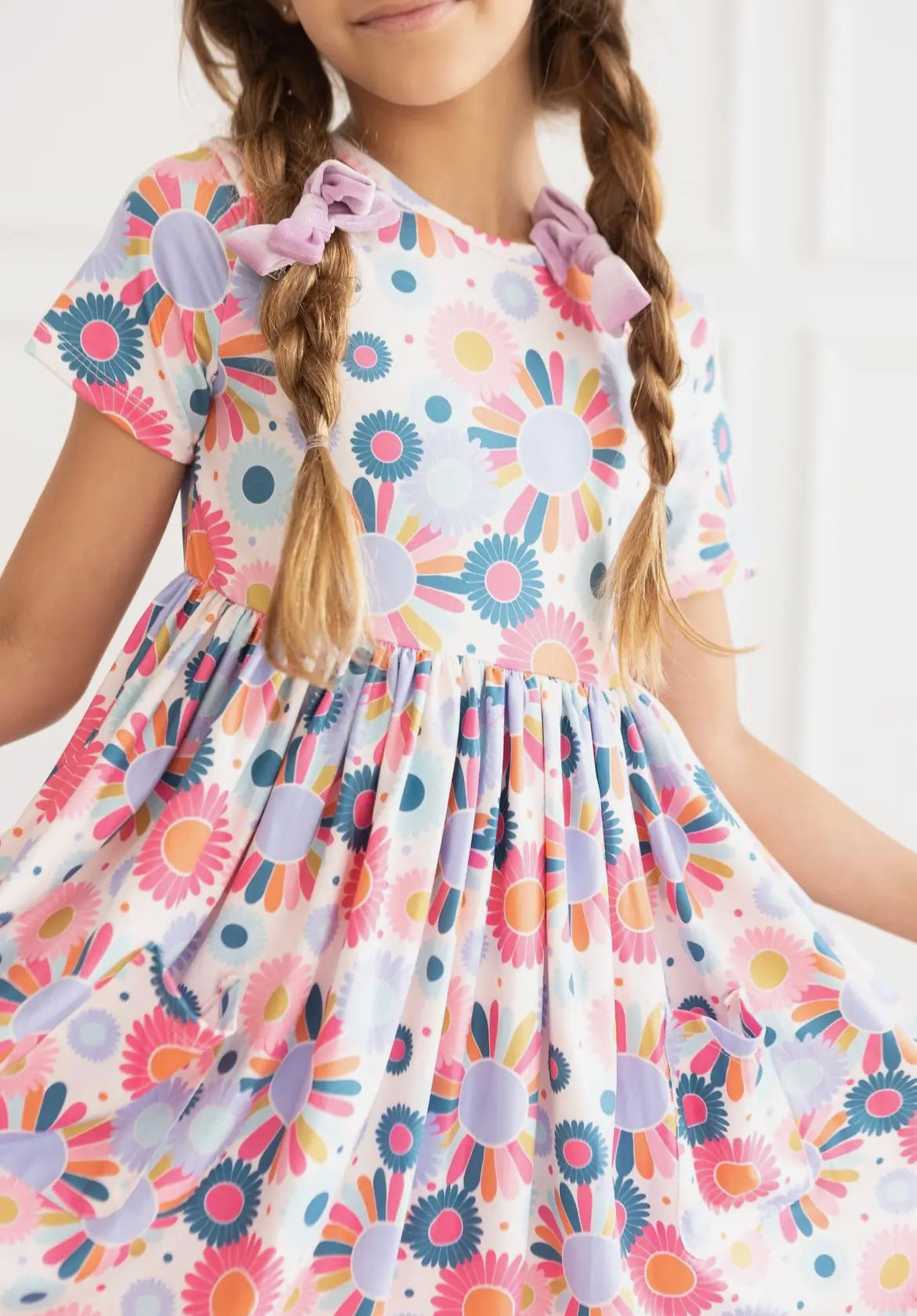 Girl Keep Growing Pocket Twirl Dress