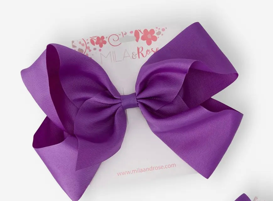 Grosgrain Hair Bow Clip