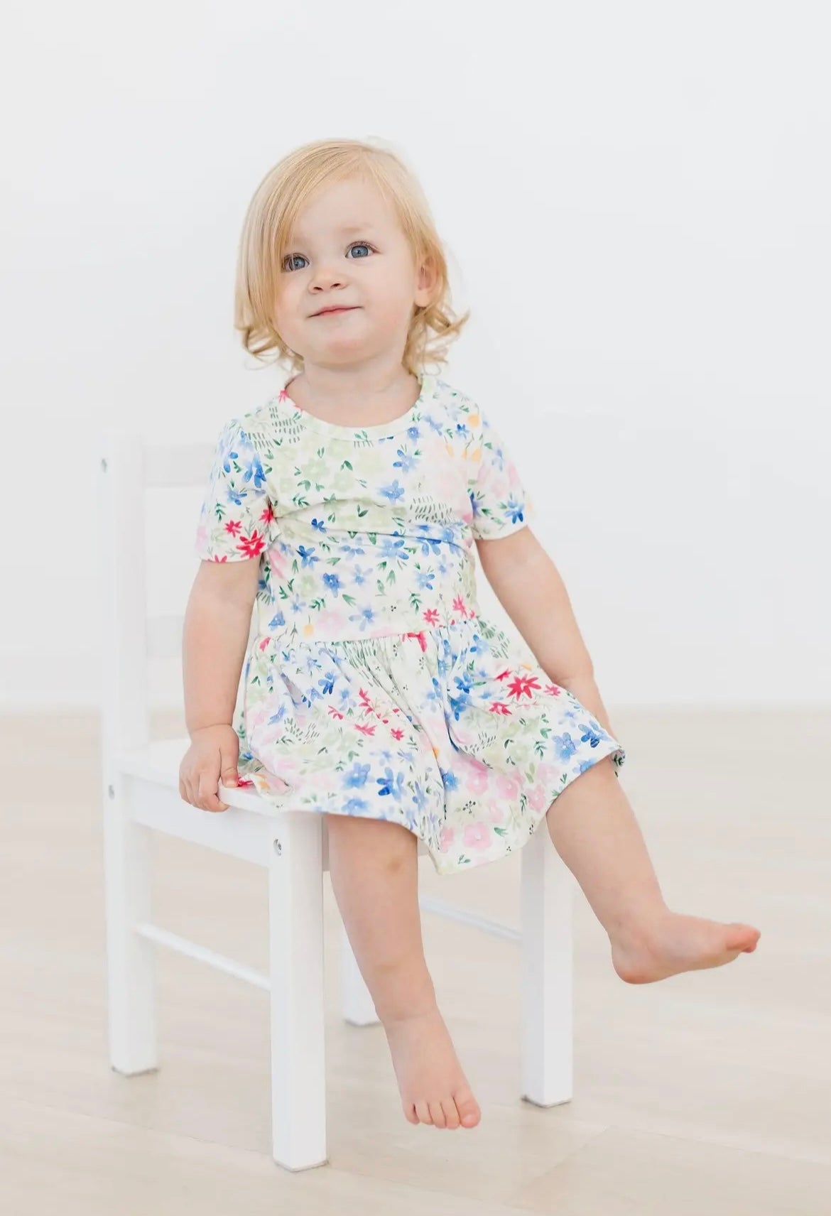 Baby Girl Sunshine Meadows Twirl Bodysuit