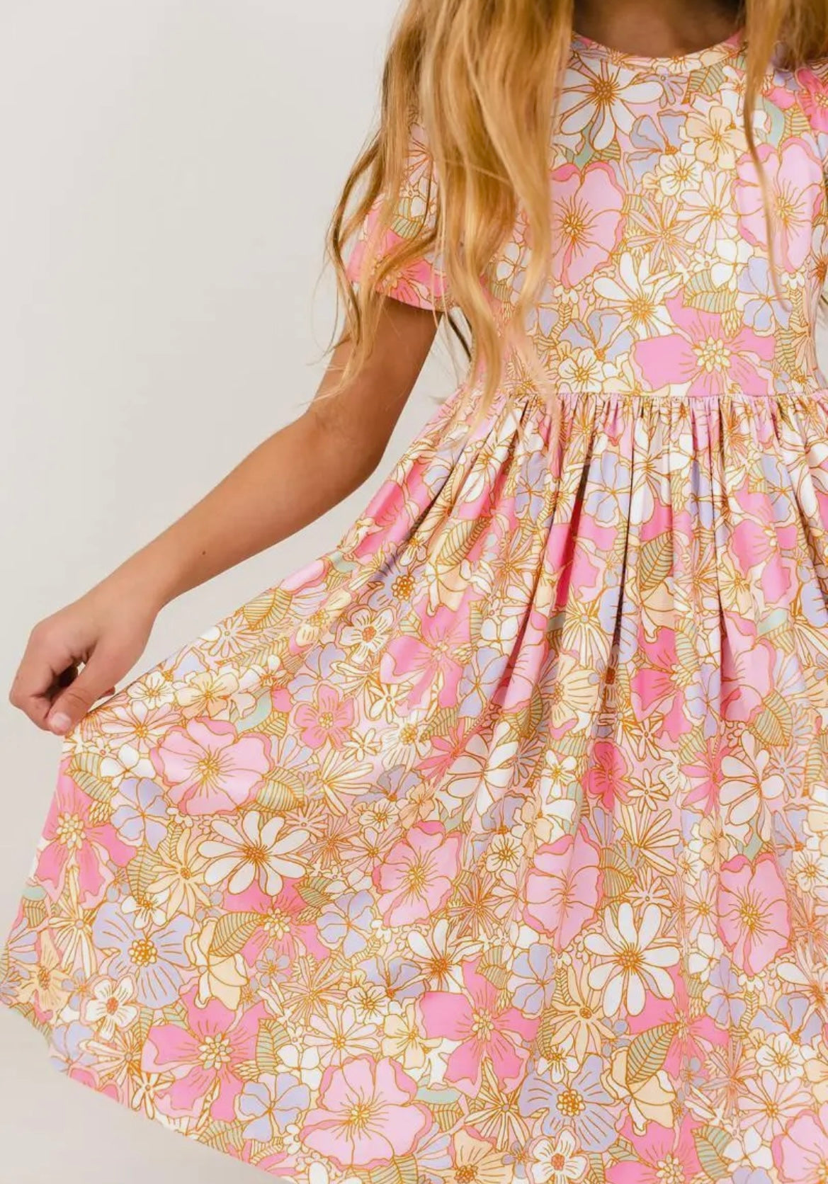 Girl Buttercup Pocket Twirl Dress