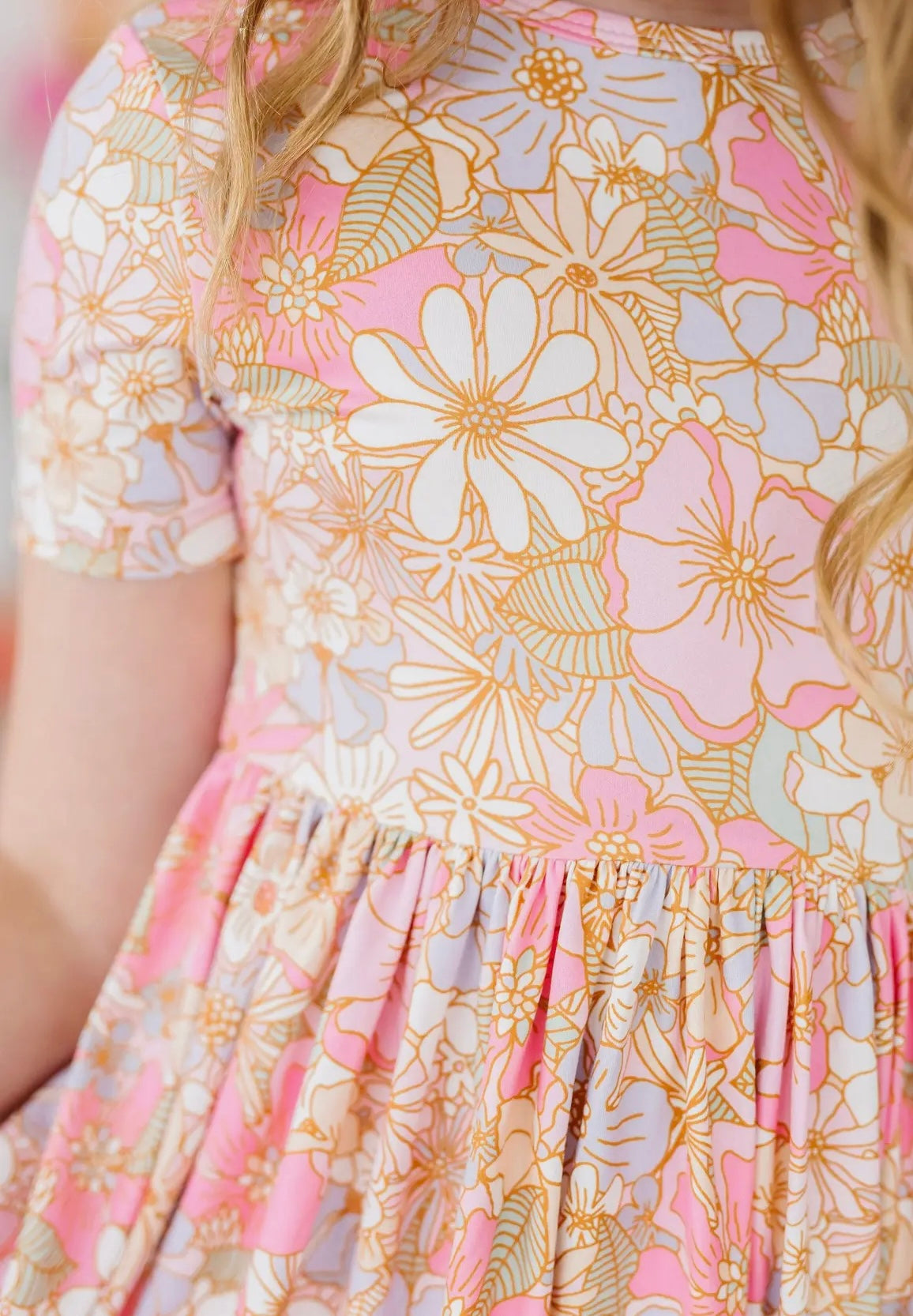 Girl Buttercup Pocket Twirl Dress