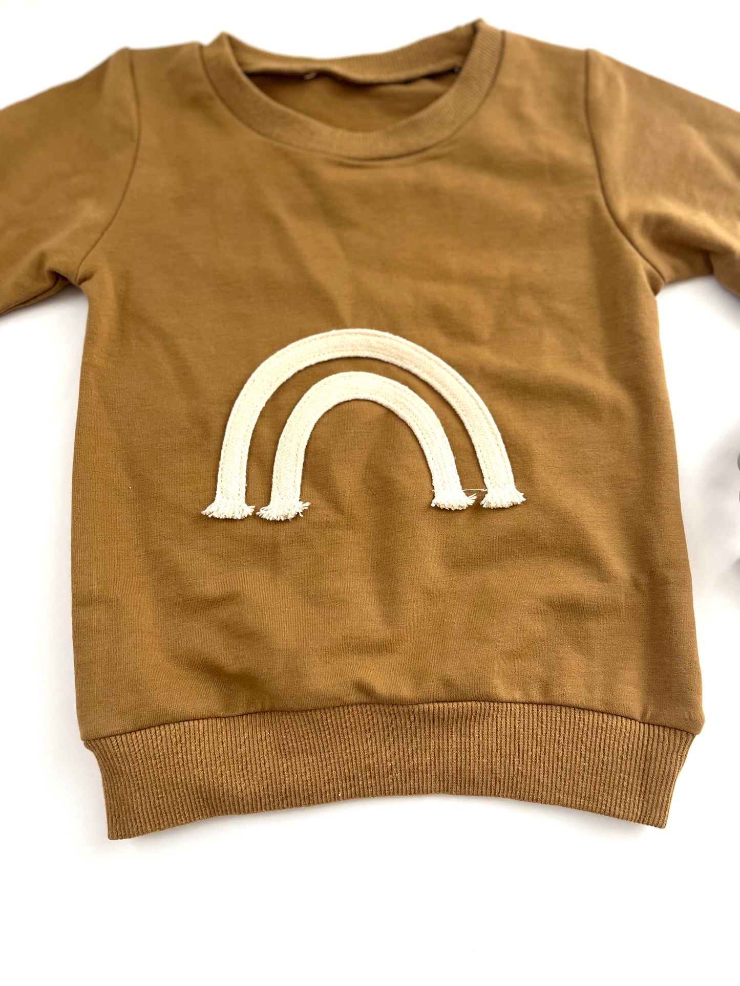 Toddler Rust Rainbow Sweatshirt
