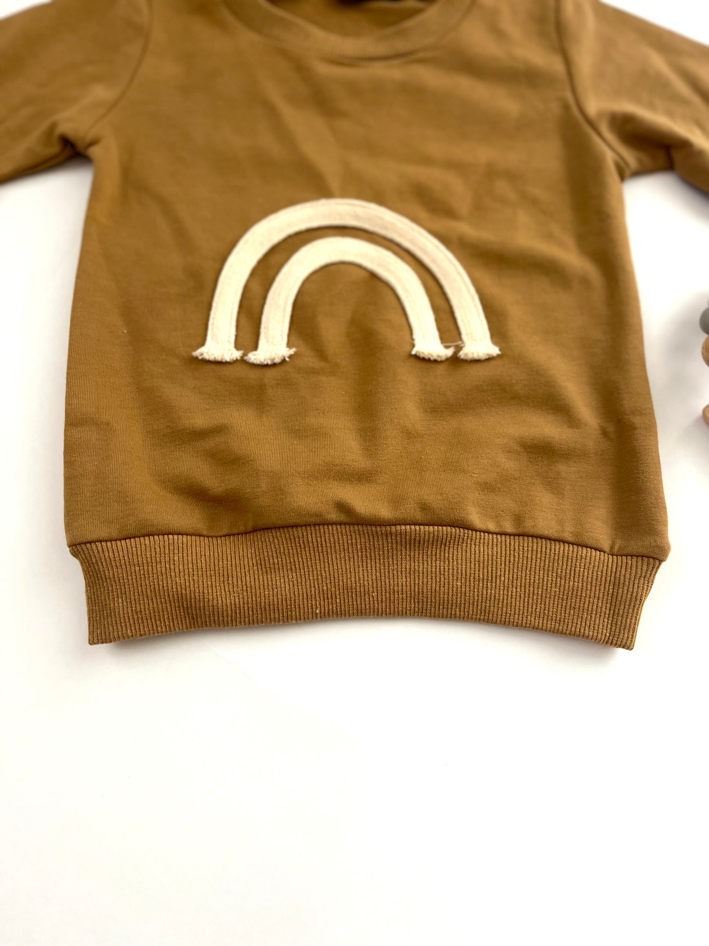 Toddler Rust Rainbow Sweatshirt