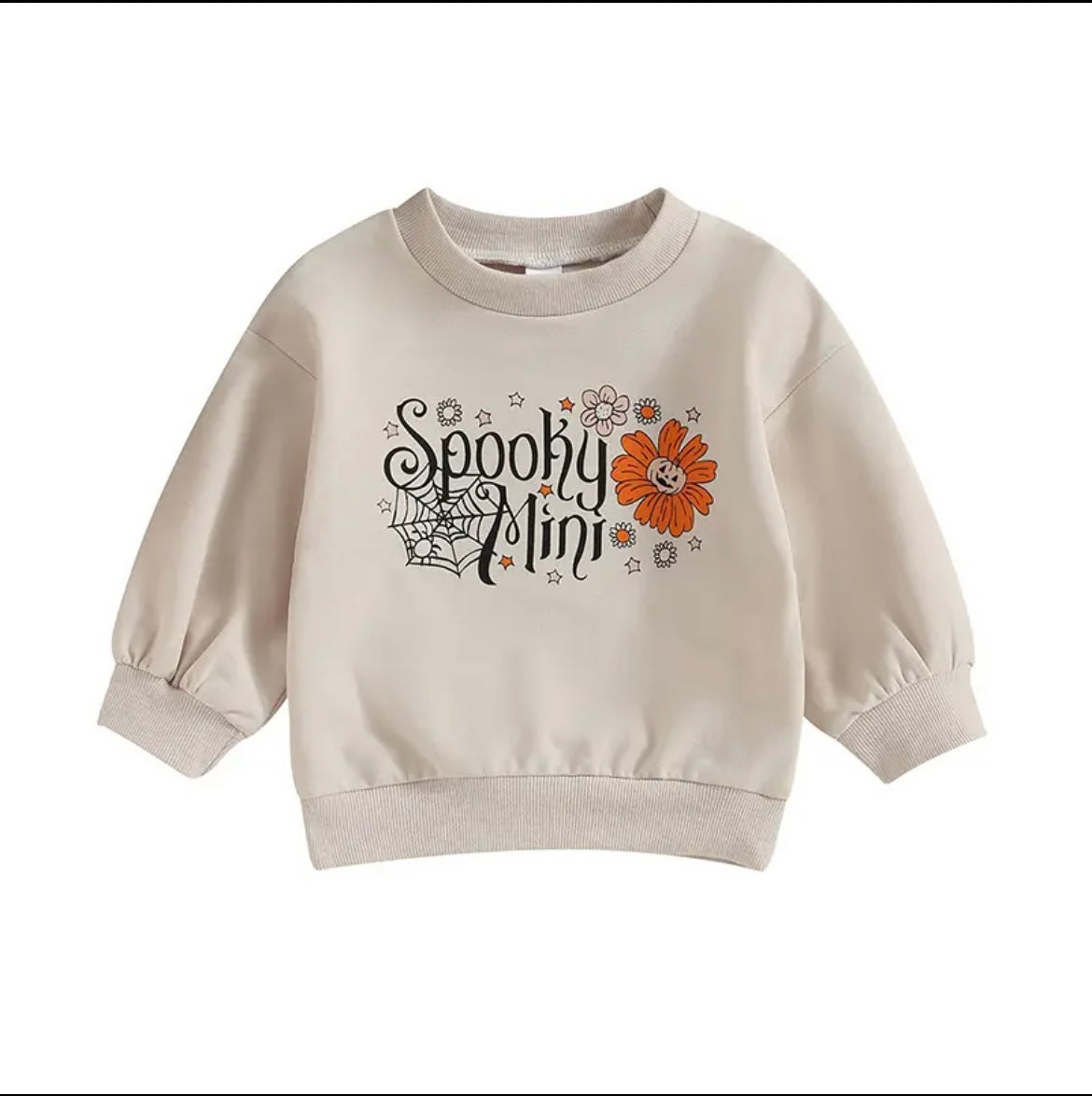 Girl Spooky Halloween Sweatshirt