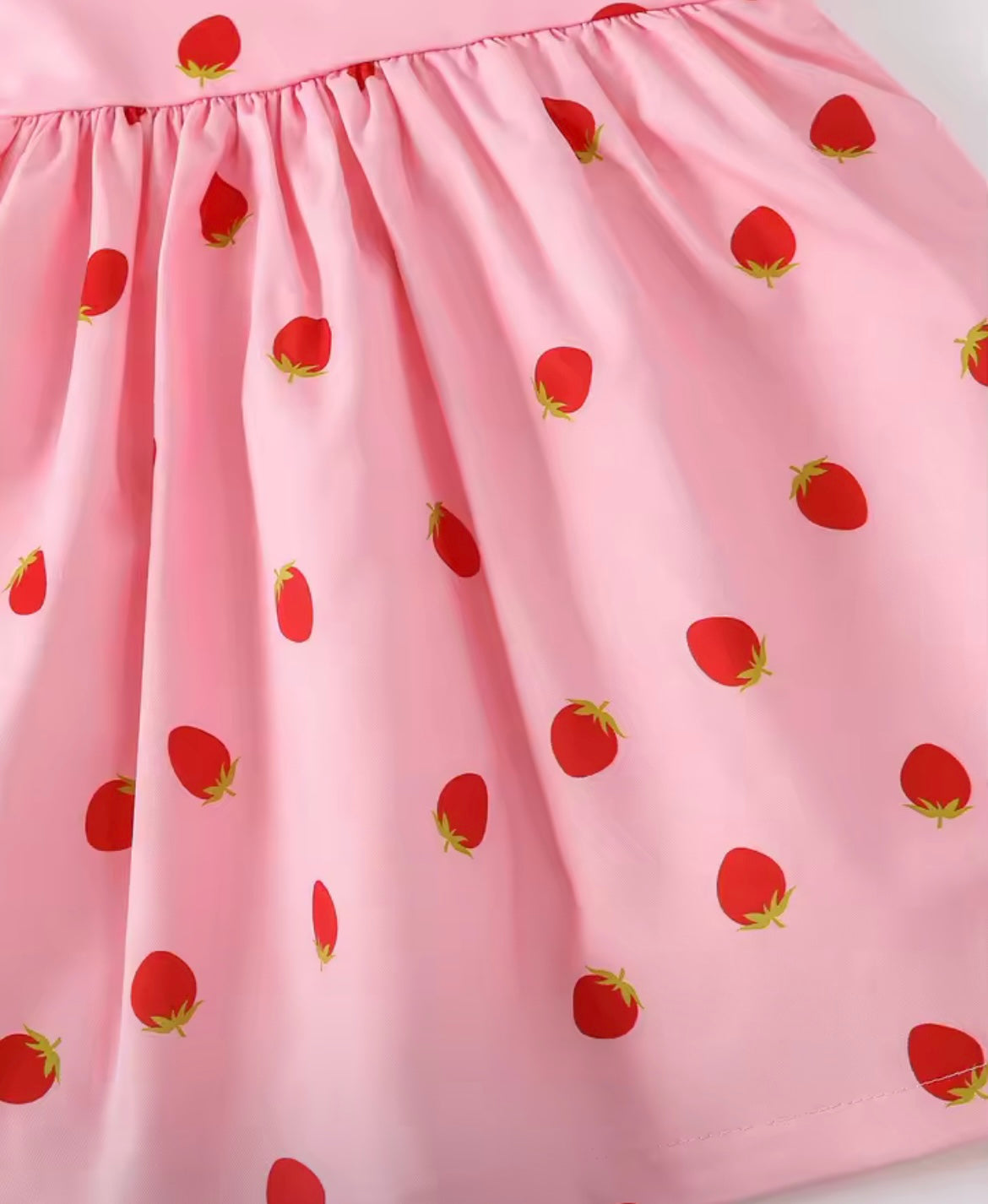 Girl Strawberry Print Dress