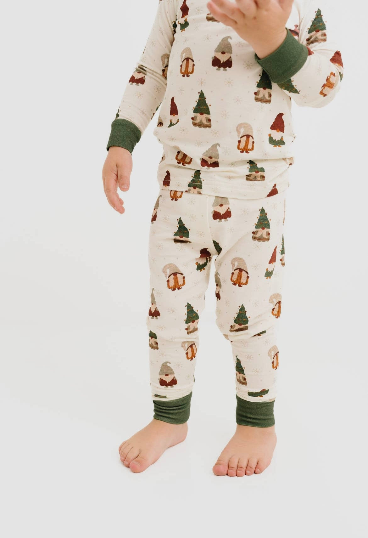 Christmas Gnomes Bamboo Pajama Set