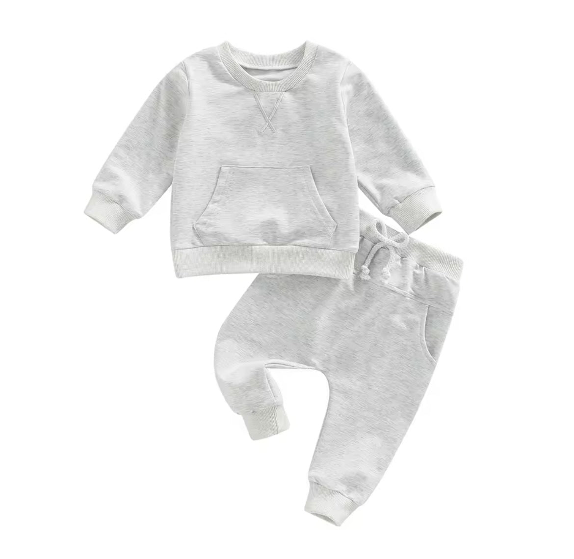 Boy 2 Piece Rust Sweatshirt & Pant Set