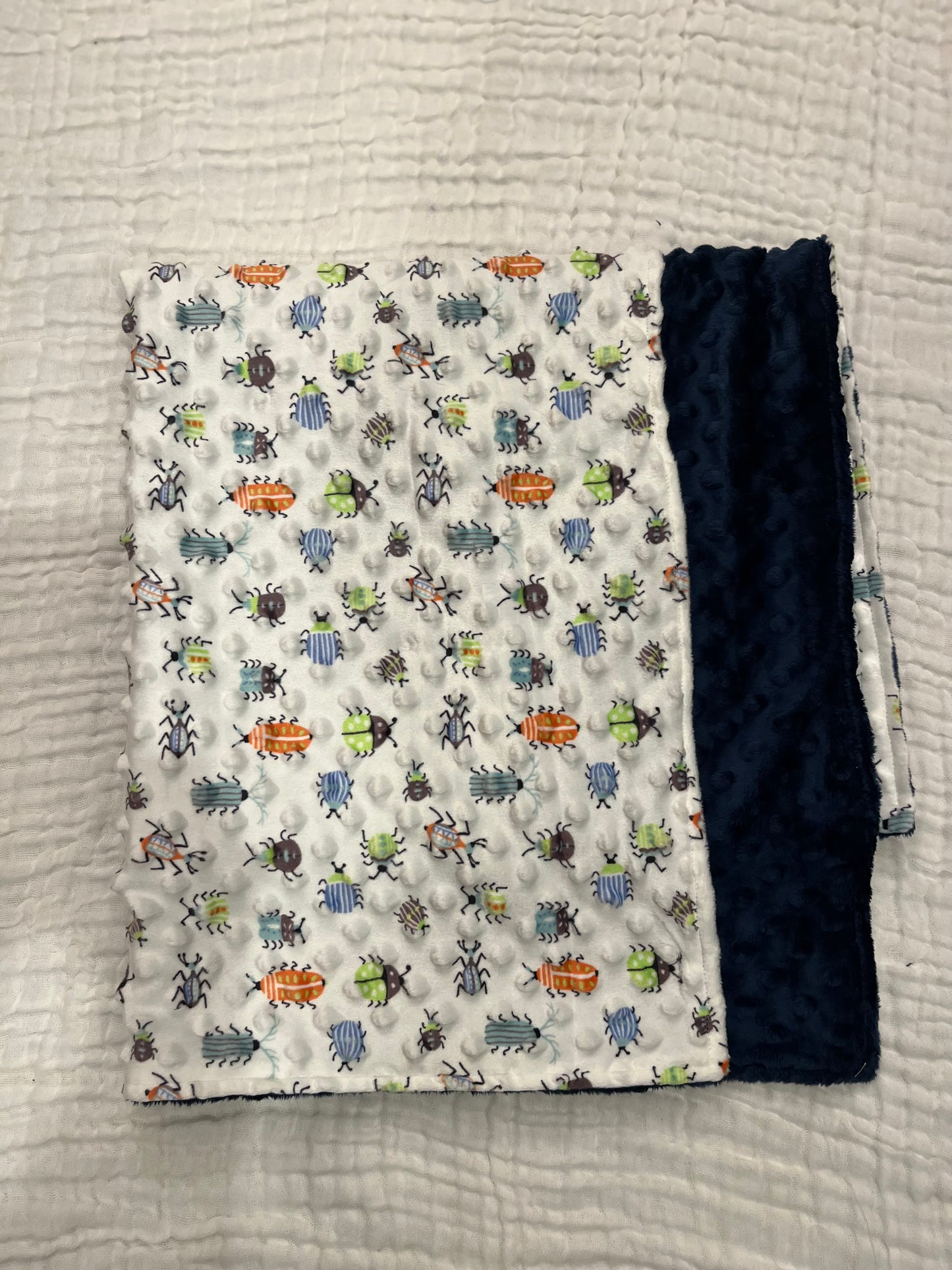 Minky Double sided Baby Blankets