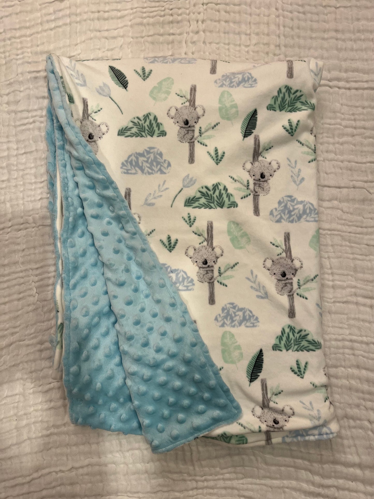 Minky Double sided Baby Blankets