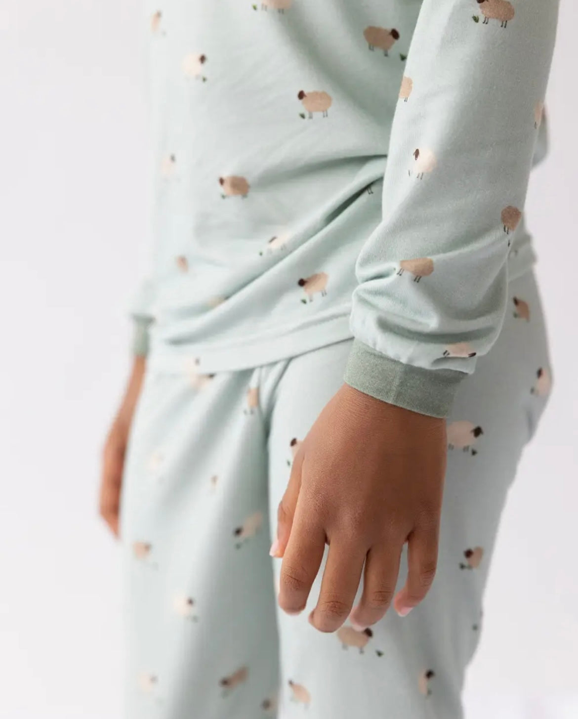Kids Lamb Bamboo Pajama Set