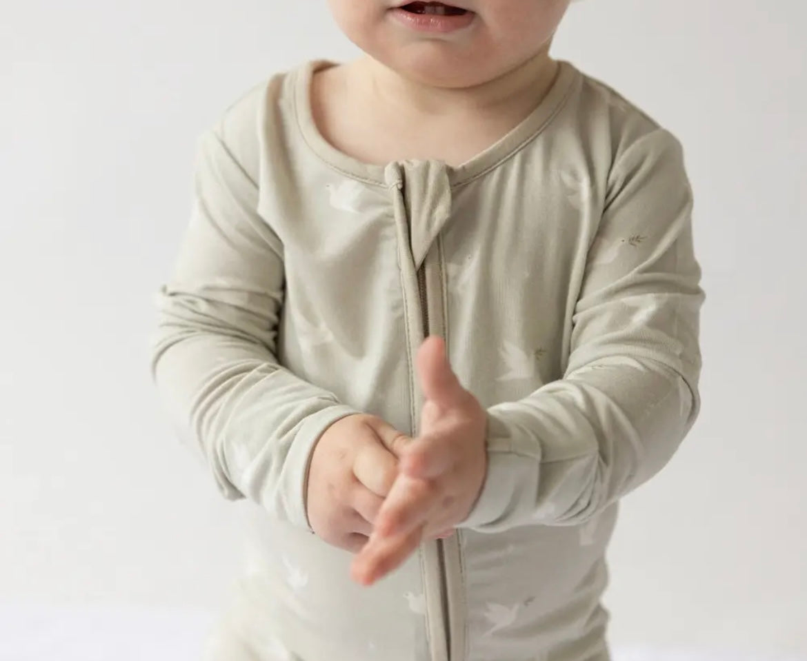 Baby Peace Bamboo Footed Sleeper