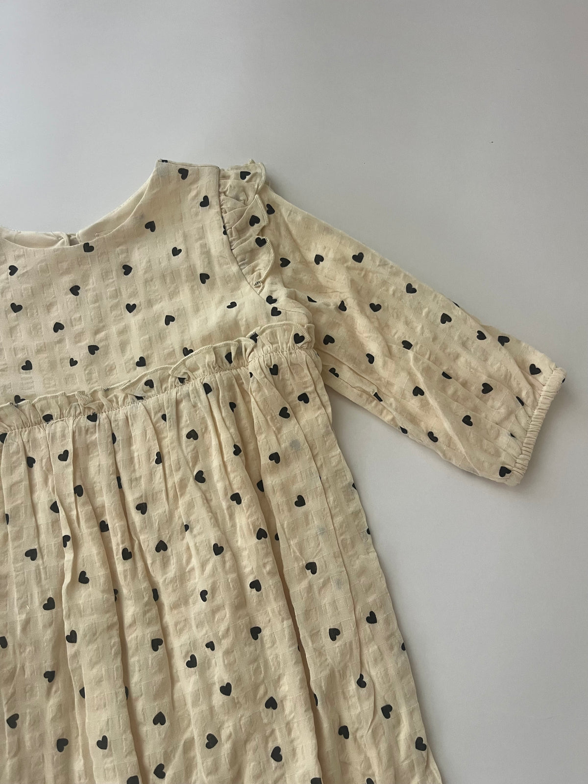 Baby Girl Cotton Heart Romper